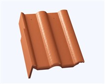 KMB BETA Briliant taška okrajová levá cihlová